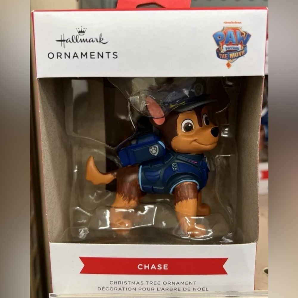 Hallmark 2023 Paw Patrol The Movie Chase Christmas Tree Ornament Holiday NEW